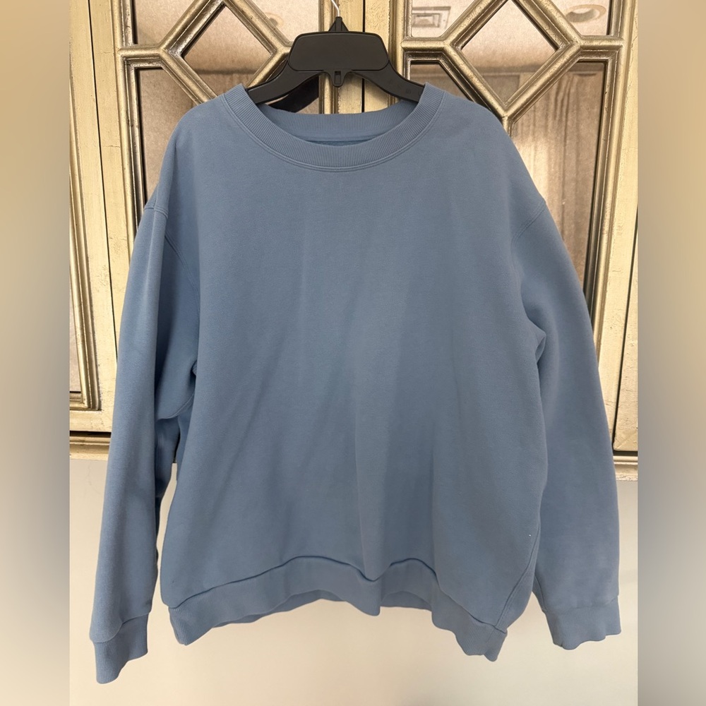 Lulu Lemon Blue Crewneck Sweatshirt